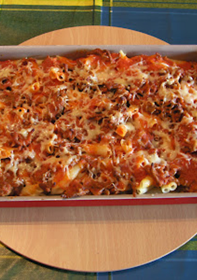 Una foto de Macarrones estilo Aragón