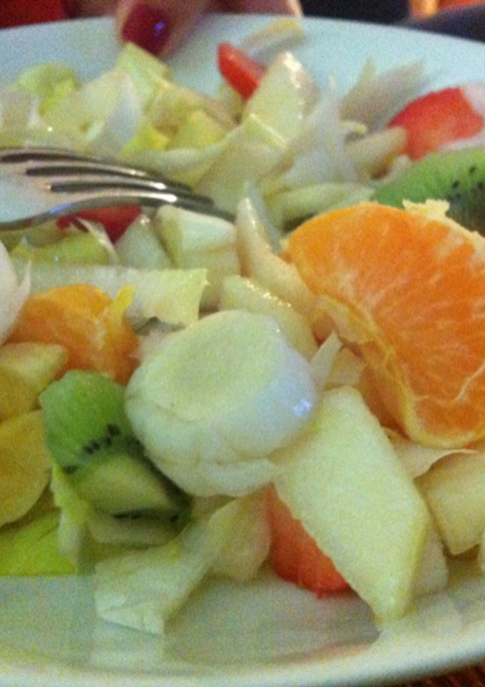 Una foto de Endibias con frutas