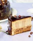 Tarta de chocolate y café