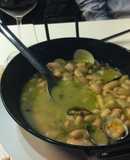 Fabes con almejas