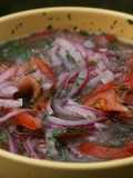 Curtido de cebolla y tomate