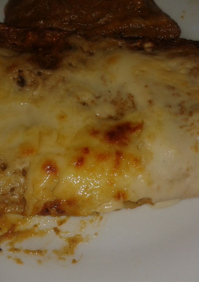Una foto de Lasaña de verduras con calabacín y berenjena