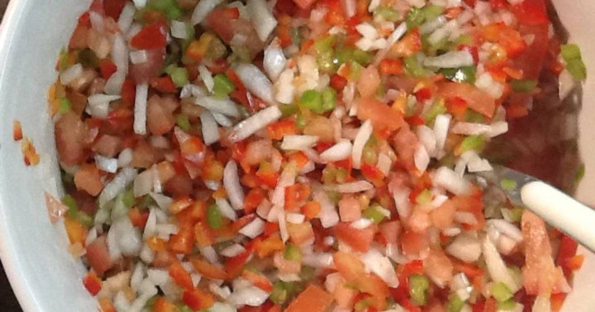Descubrir 55+ imagen salsa criolla receta