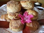 Una foto de scones de naranja receta