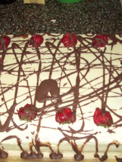 Una foto de Torta fácil de cumpleaños