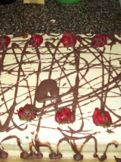 Una foto de Torta fácil de cumpleaños