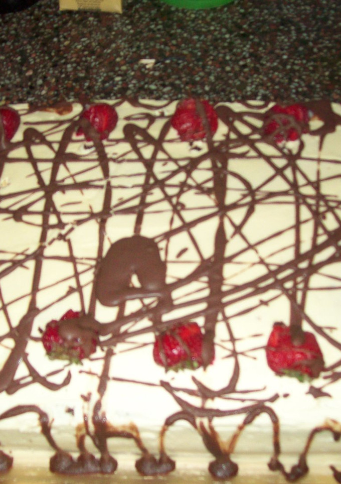 Una foto de Torta fácil de cumpleaños