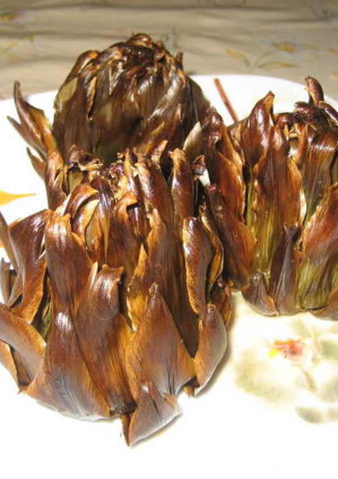 Una foto de Alcachofas al horno con pimentón