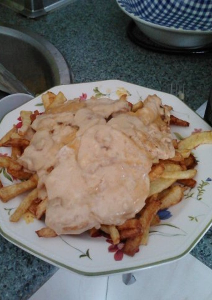 Una foto de Filetes de pollo al queso