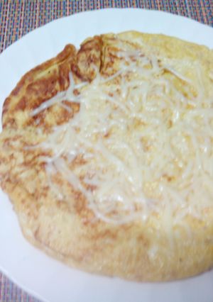 Una foto de Tortilla de coliflor gratinada