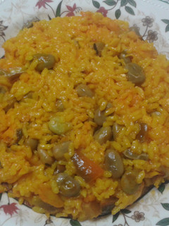 Una foto de Arroz de verduras cartagenero de Cuaresma