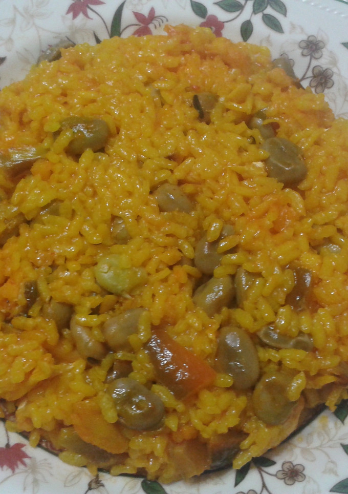 Una foto de Arroz de verduras cartagenero de Cuaresma