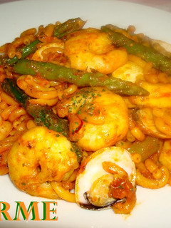 Una foto de Fideos del mar y la huerta