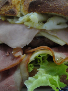 Una foto de Hamburguesa colesterol