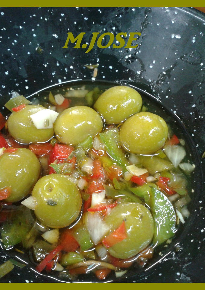 Una foto de Aceitunas en vinagreta