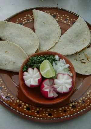 Una foto de Tacos de cerdo adobado