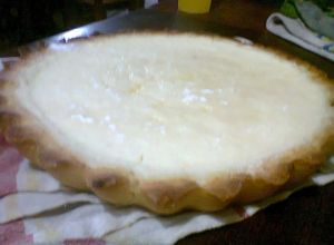 Una foto de Tarta de ricota fácil y económica