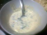 Salsa blanca de cebollita de verdeo