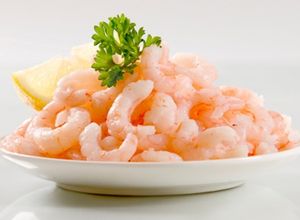 Una foto de Camarones o gambas con coco y jengibre