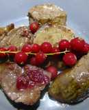 Solomillo de cerdo con salsa de arándanos