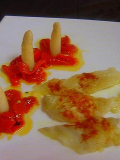 Una foto de Bacalao marinado en aceite de oliva y pimentón de la vera!!!