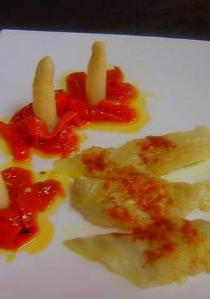 Una foto de Bacalao marinado en aceite de oliva y pimentón de la vera!!!