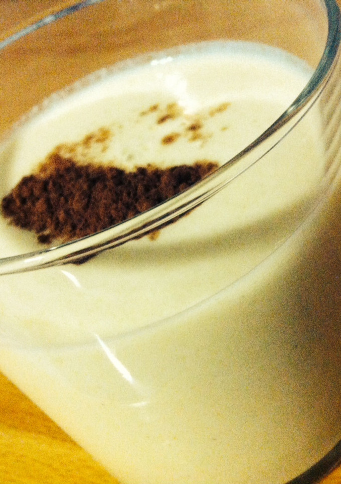 Una foto de Batido de frutas con cacao