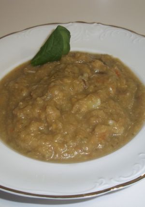 Una foto de Puré del puchero