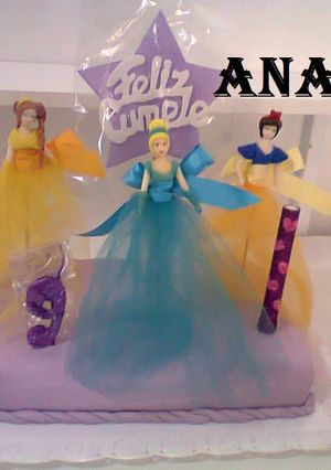 Una foto de Torta cumpleaños nieta 9 años