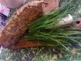 Peceto relleno con chorizo colorado