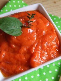 Una foto de Salsa de pimientos rojos especial