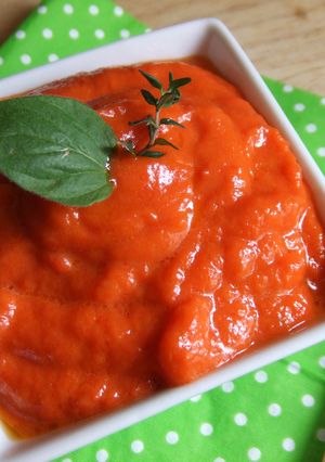 Una foto de Salsa de pimientos rojos especial