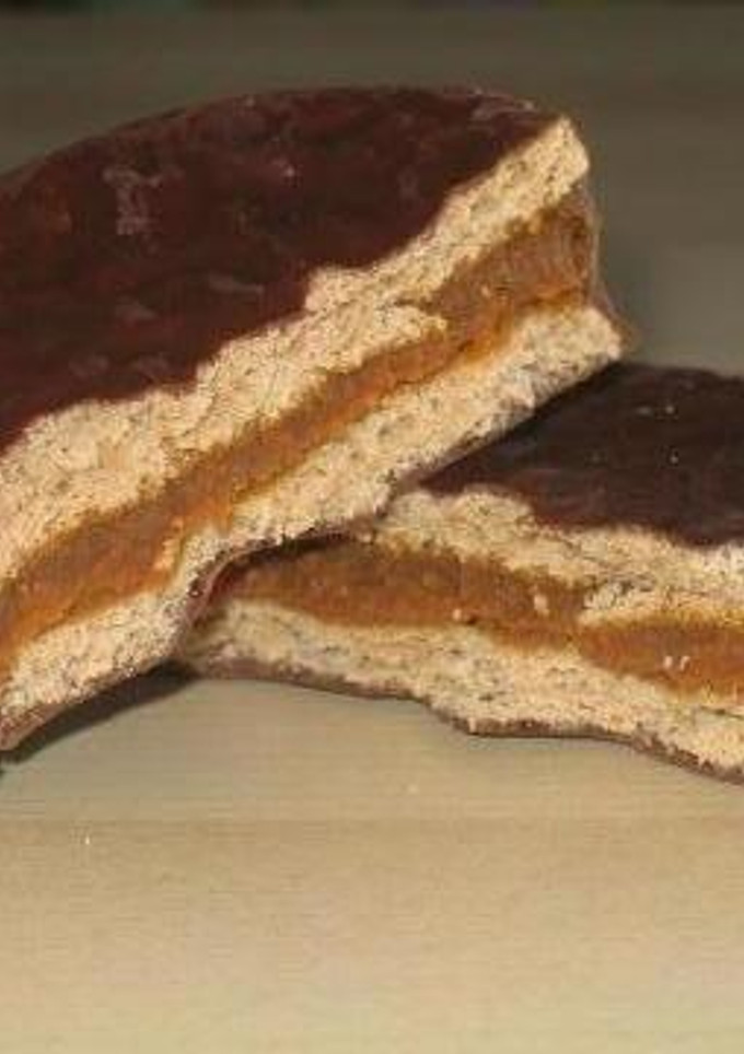 Una foto de Alfajores de chocolate