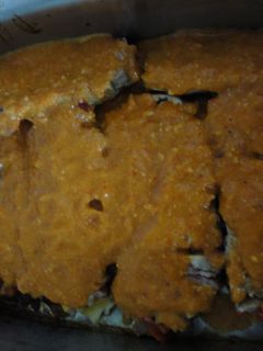 Una foto de Cabecero de cerdo relleno