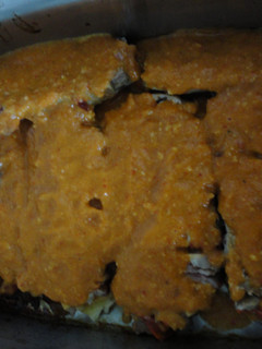 Una foto de Cabecero de cerdo relleno