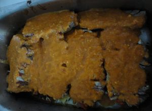 Una foto de Cabecero de cerdo relleno