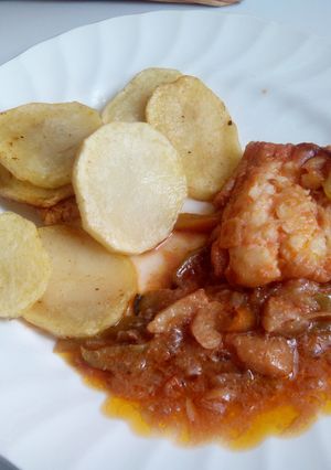 Una foto de Bacalao isleño