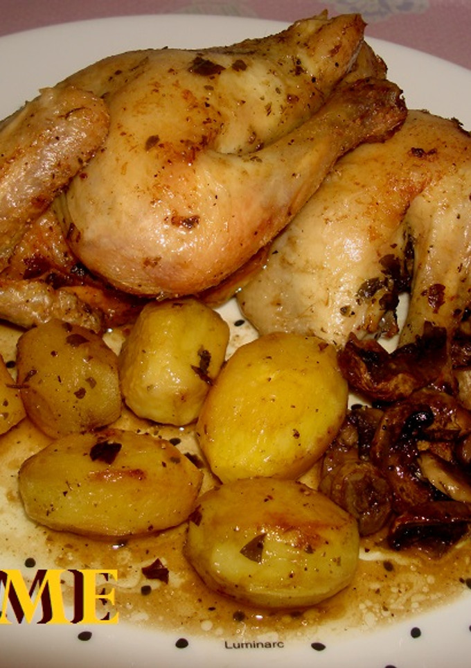 Una foto de Picantón macerado al estilo del Chef
