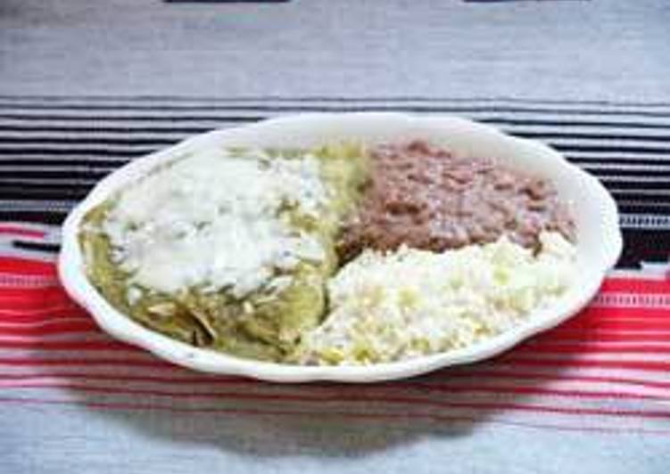 Enchiladas verdes