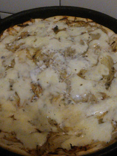 Una foto de Pizza de Fugazzeta con mozzarella