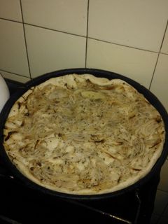 Una foto de Pizza de Fugazzeta