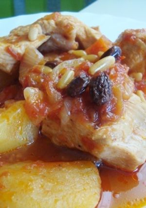 Una foto de Pollo a la cerveza "express"