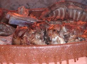 Una foto de Lechazo al horno de leña