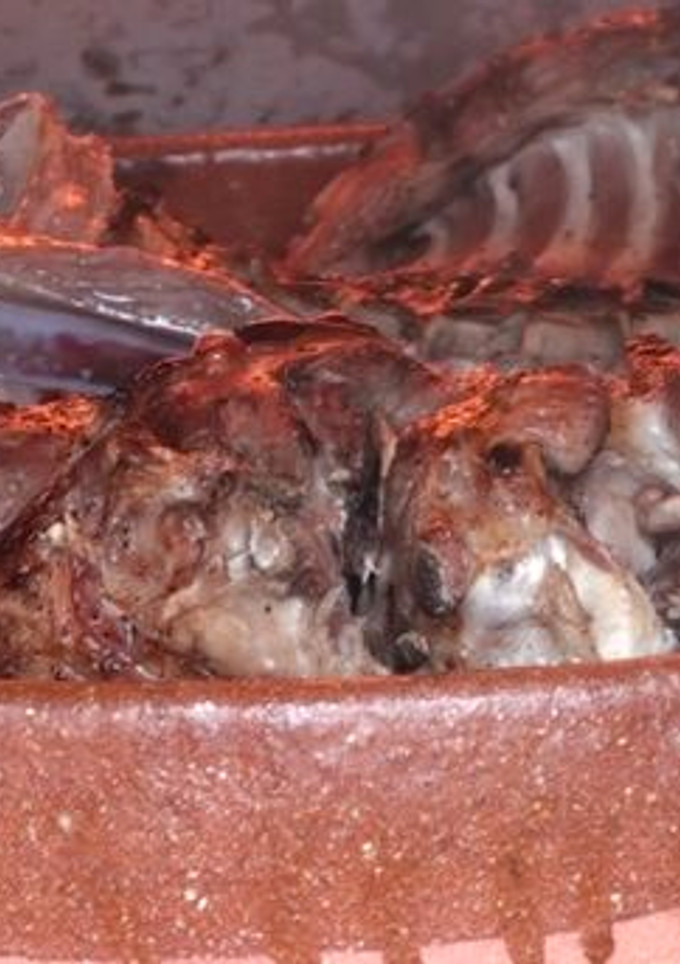 Una foto de Lechazo al horno de leña