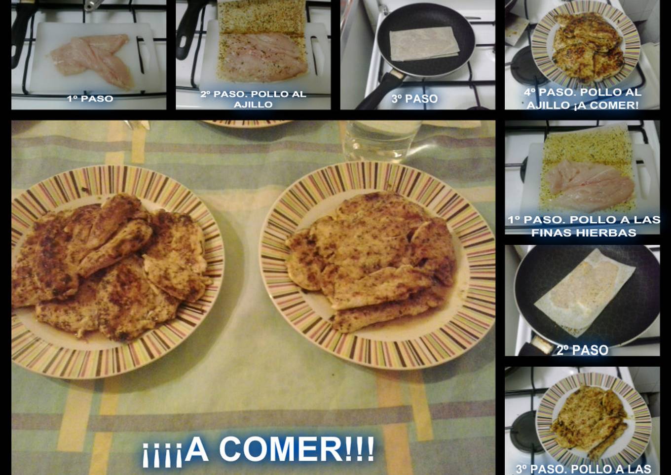 Jugoso a la sartén para pechugas de pollo<br />