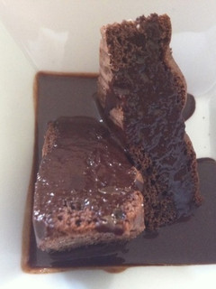 Una foto de Brownie de chocolate con o sin nuez