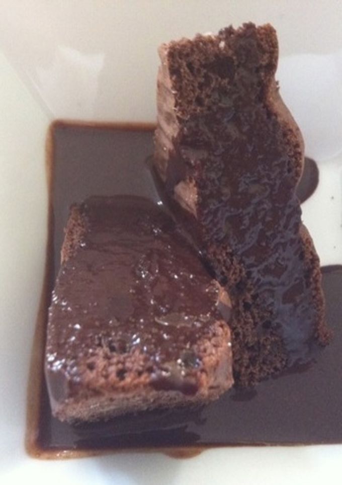 Una foto de Brownie de chocolate con o sin nuez