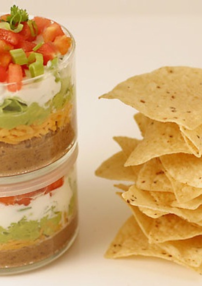 Una foto de "Dip" Mexicano de 6 capas
