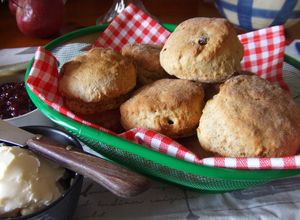 Foto principal de Scones integrales con pasas de uva