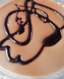 Postre de café y nata